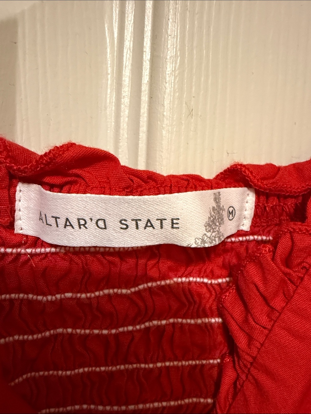 Altar'd State Red Ruffle-Trim Sundress - Picture 5 of 5